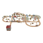 Little Dutch Holz-Eisenbahnset, 114-teilig