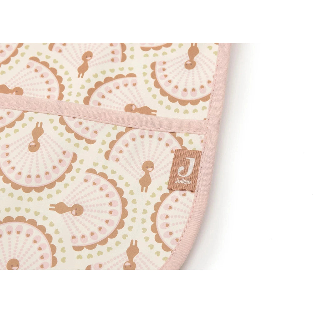 Jollein Slab Waterproof met Mouw - Soft Plumes