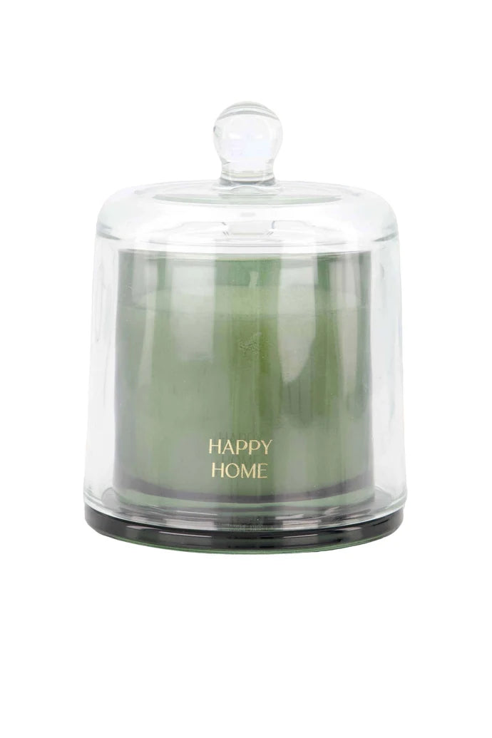 Zusss Geurkaars Glas Met Stolp Happy Home