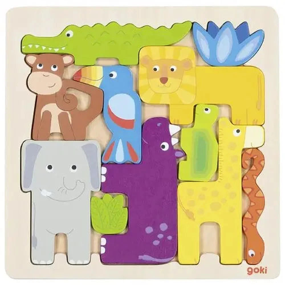 Goki Inlegpuzzel - Safari