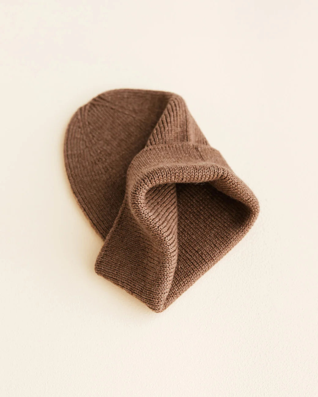 Hvid Beanie Fonzie - Mocha