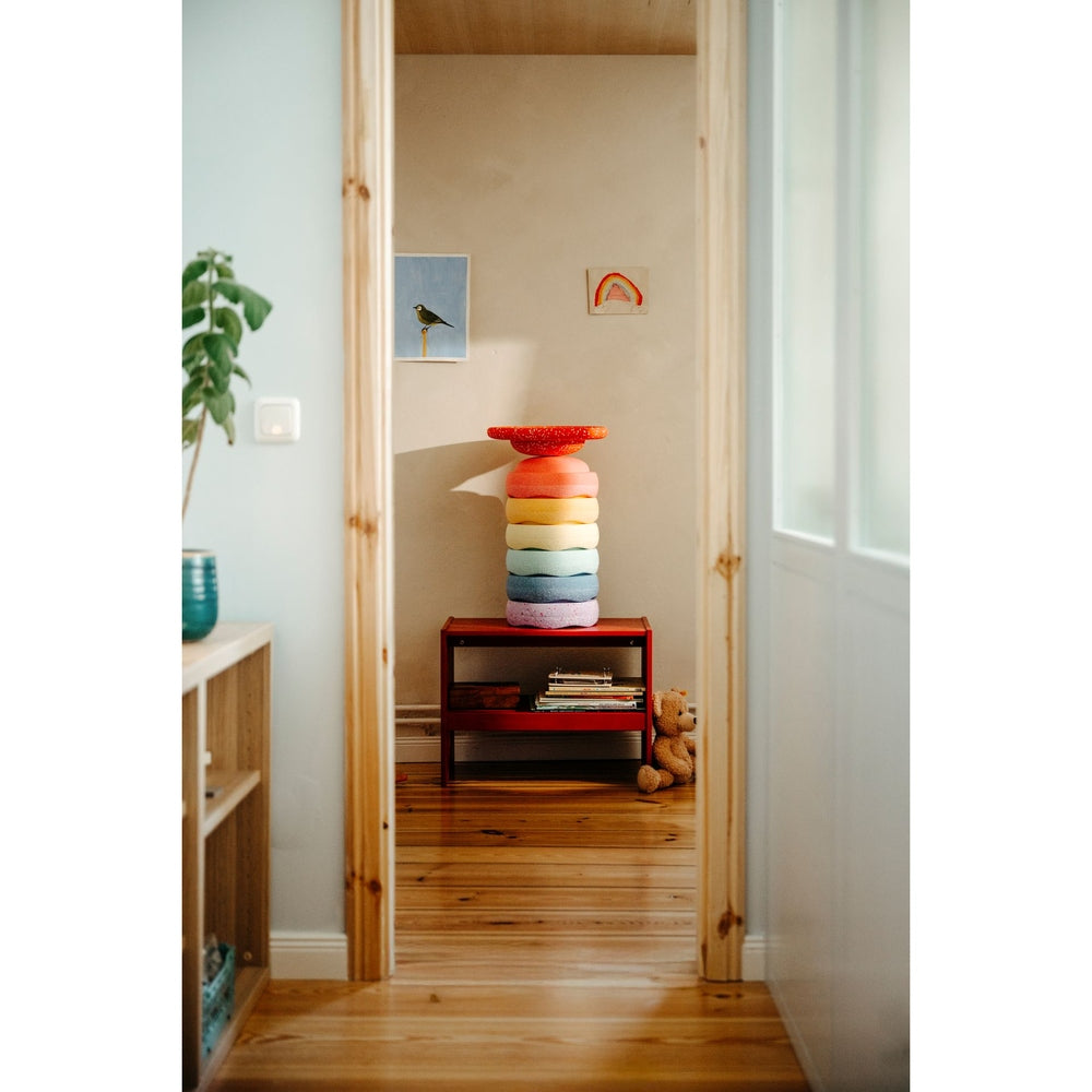 Stapelstein Winter Special Rainbow Set Pastel