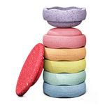 Stapelstein Winter Special Rainbow Set Pastel
