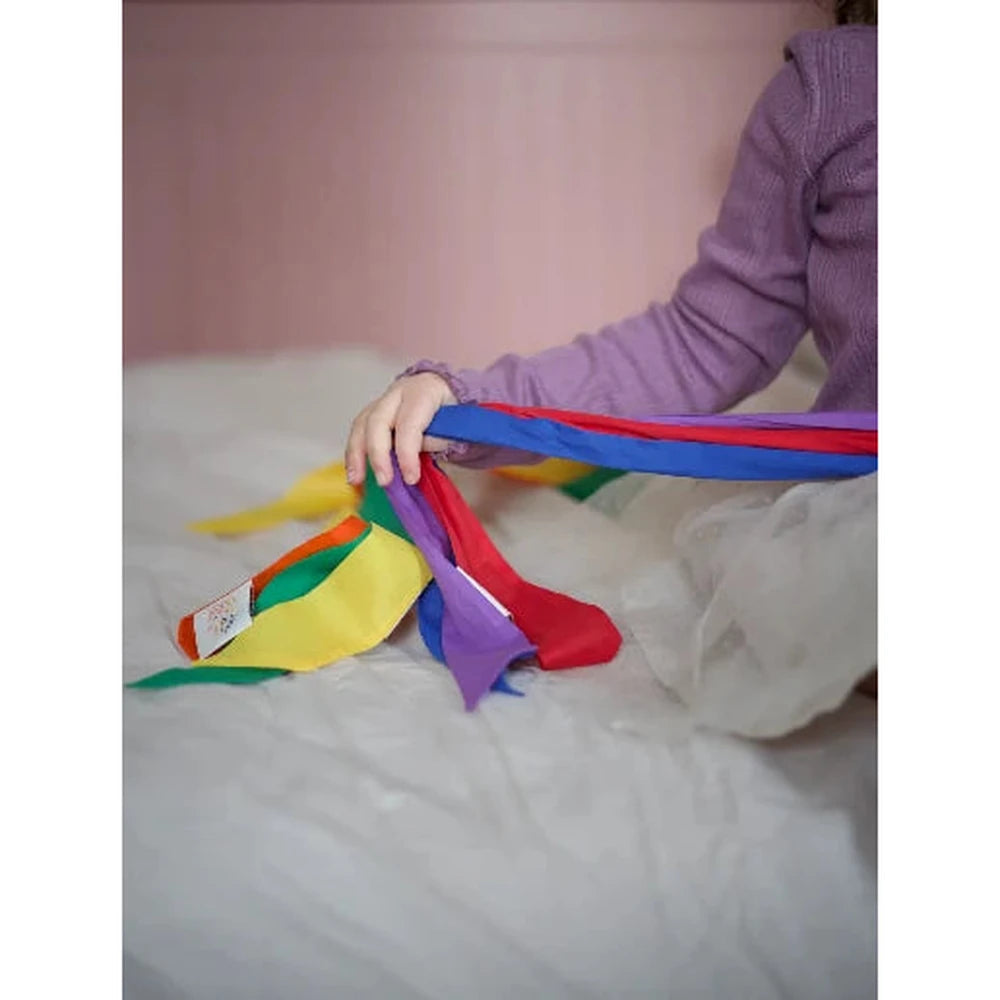 Pit&Play Speellinten Katoen 6 Stuks - Regenboog Kleuren