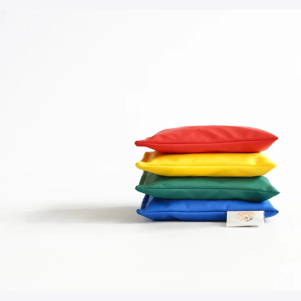 Pit&play Water-Resistant Outdoor Bean Bags - Rainbow