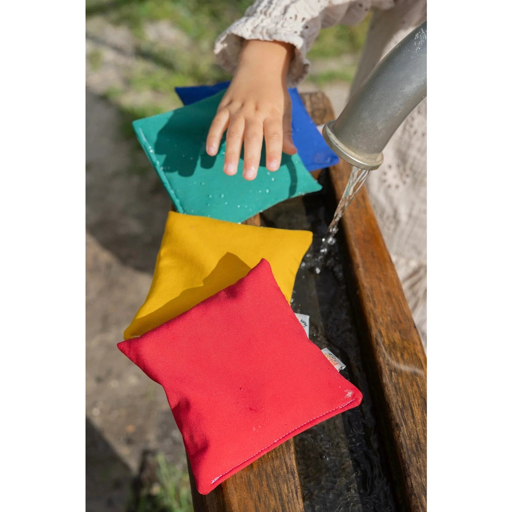 Pit&play Water-Resistant Outdoor Bean Bags - Rainbow