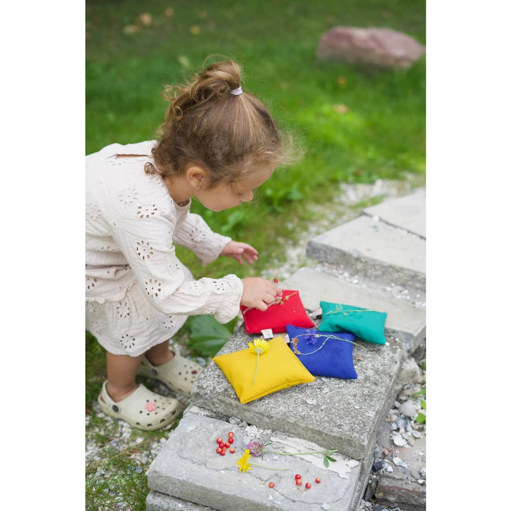 Pit&play Water-Resistant Outdoor Bean Bags - Rainbow