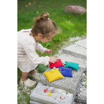Pit&play Water-Resistant Outdoor Bean Bags - Rainbow