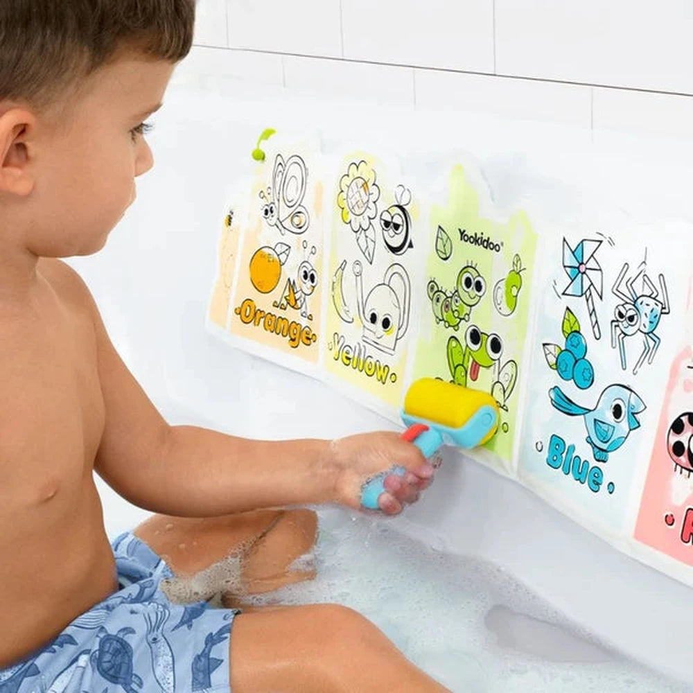 Yookidoo Bath Toy Spray 'N' Roll Magic Book