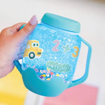 Glo Pals DIY-Sensorik-Spielbecher ABC-Thema – Blau