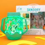 Glo Pals DIY-Sensorik-Spielbecher Zoo-Thema – Grün