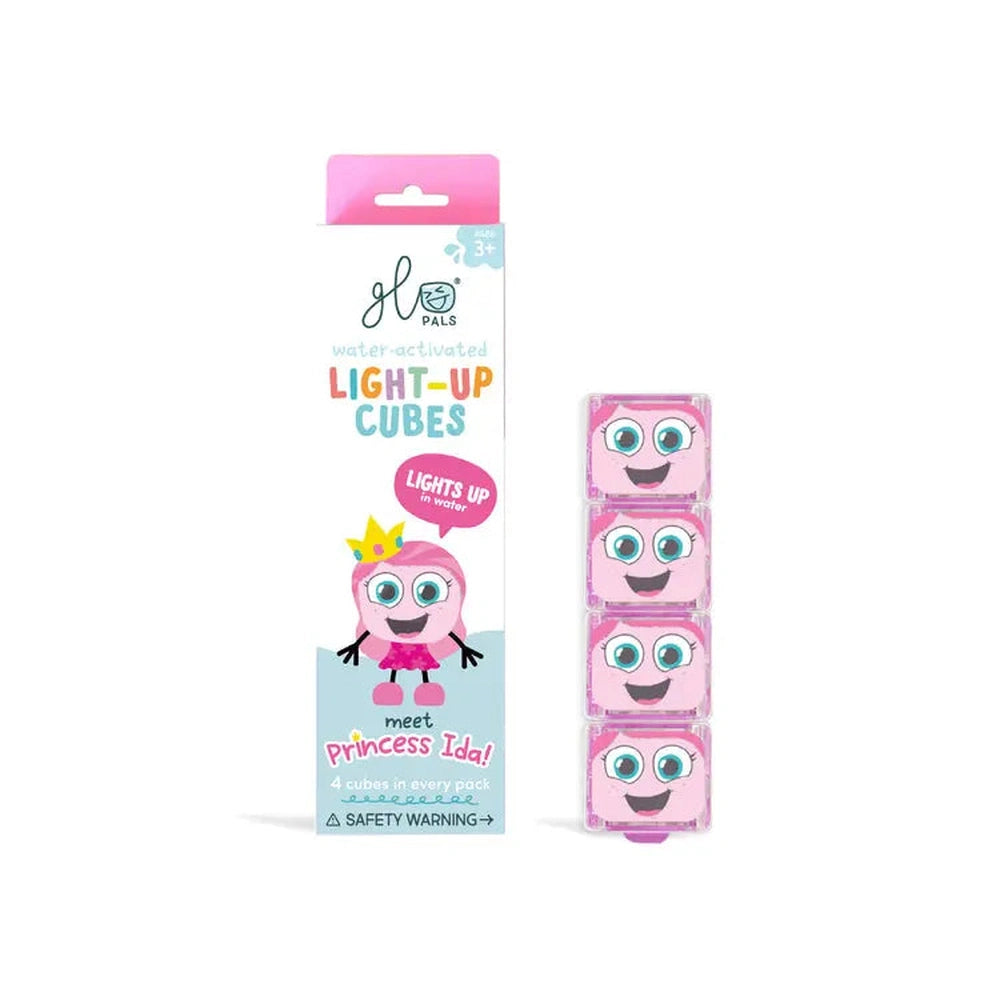 Glo Pals Lichtgevend Badspeelgoed Light Up Cubes 4 - Pack - Ida