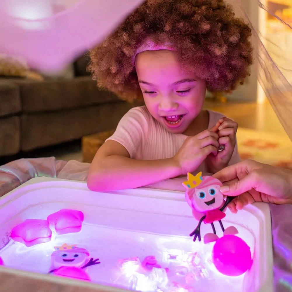 Glo Pals Lichtgevend Badspeelgoed Light Up Cubes 4 - Pack - Ida