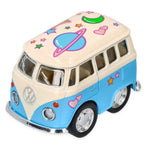 Kinsmart Metalen Modelauto Little Van - Flower Power