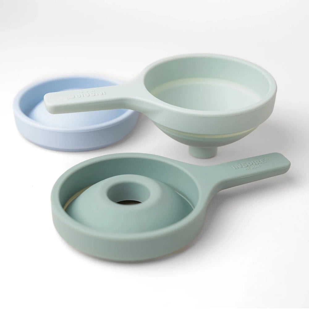 Inspire My Play Opvouwbare Trechters Voor Sensorisch Spel - Groen/Blauw