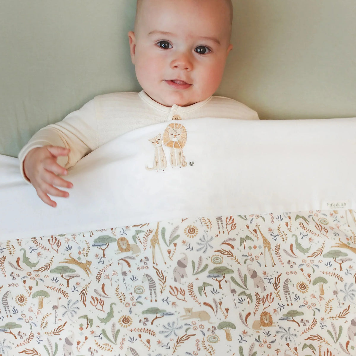 Little Dutch Hoeslaken 60x120cm - Blooming Safari