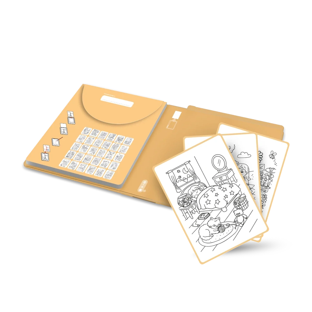 Kidywolf Refill KidydrawPad 30 Overtrektekeningen - Huisdieren