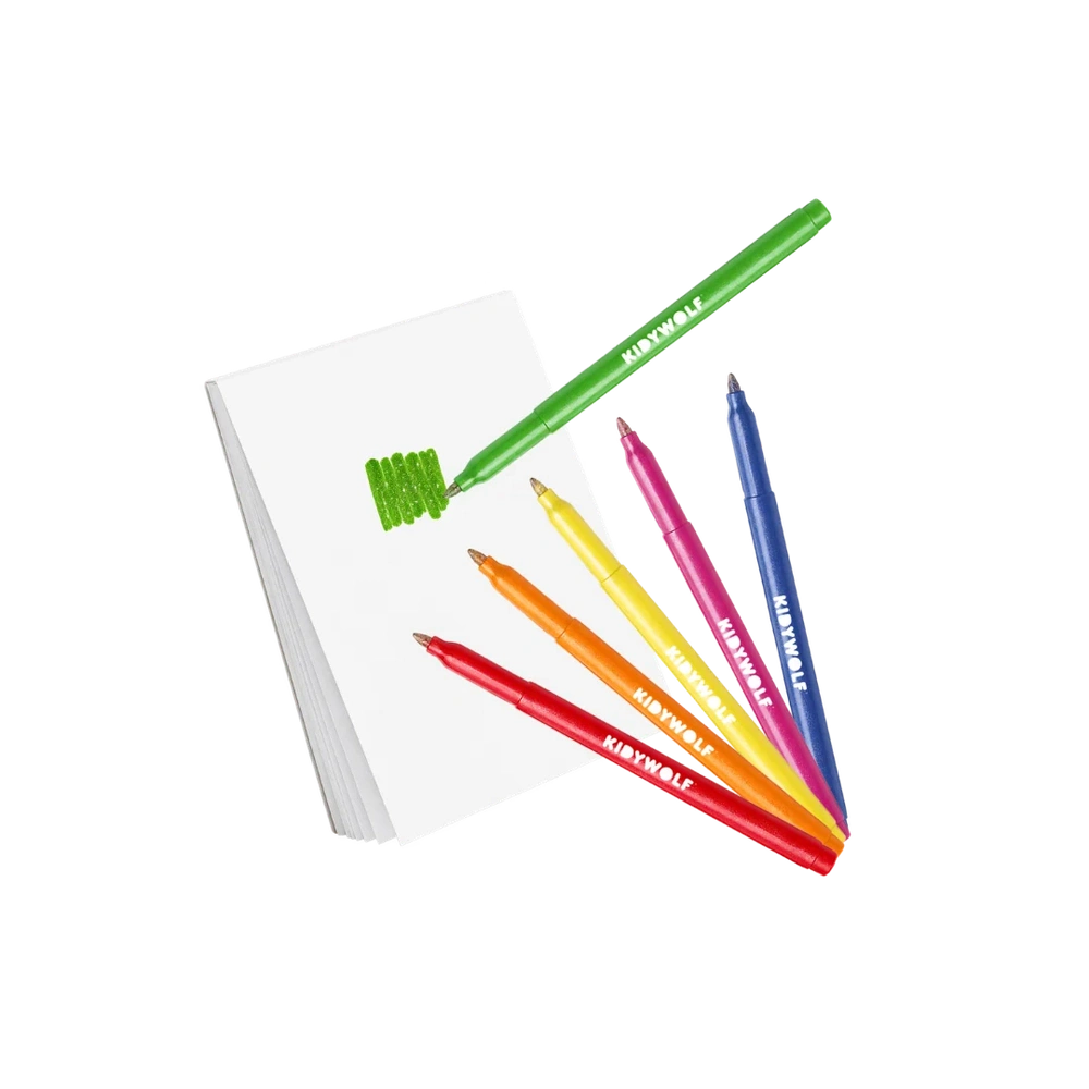 Kidywolf KidydrawPad Kit - Glitterpennen