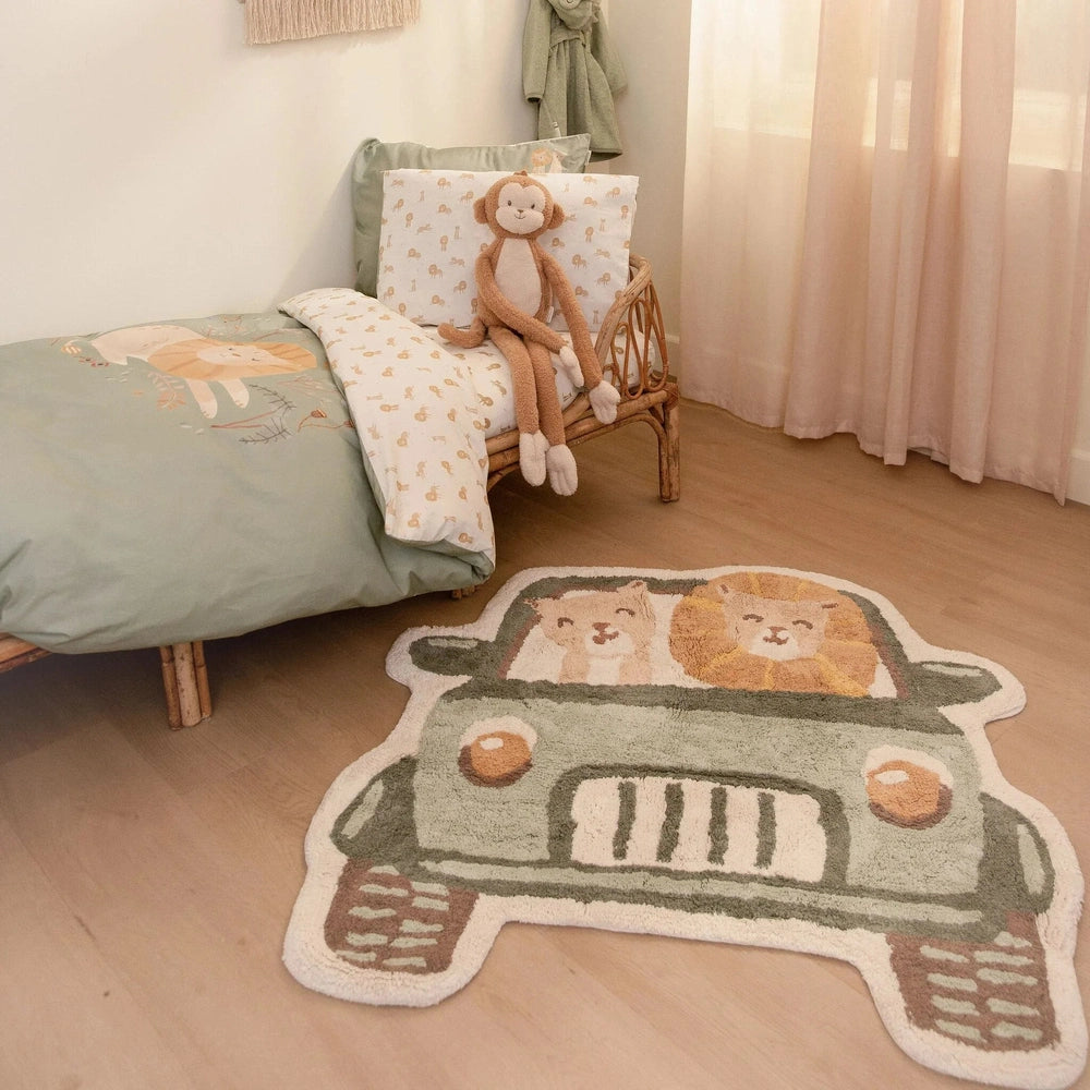Little Dutch Vloerkleed Safari Auto