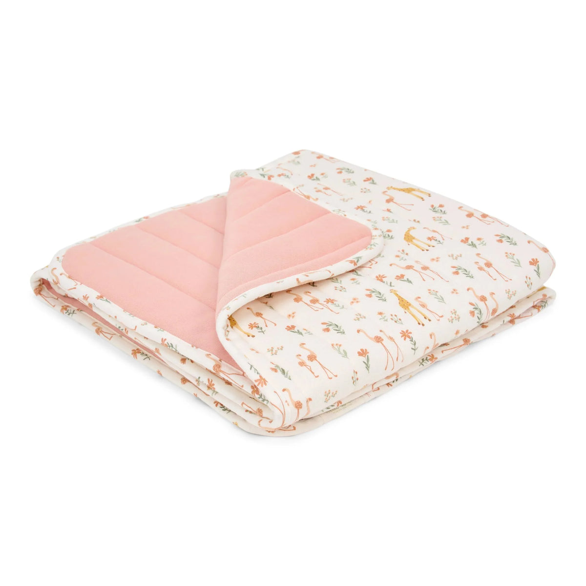 Little Dutch Wiegdeken Blooming Safari- Roze