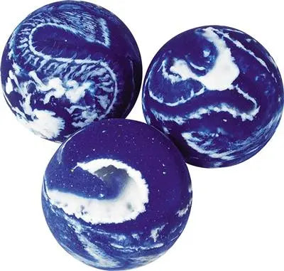 Stuiterbal ⌀35mm Glow In The Dark 1st. - Blauw