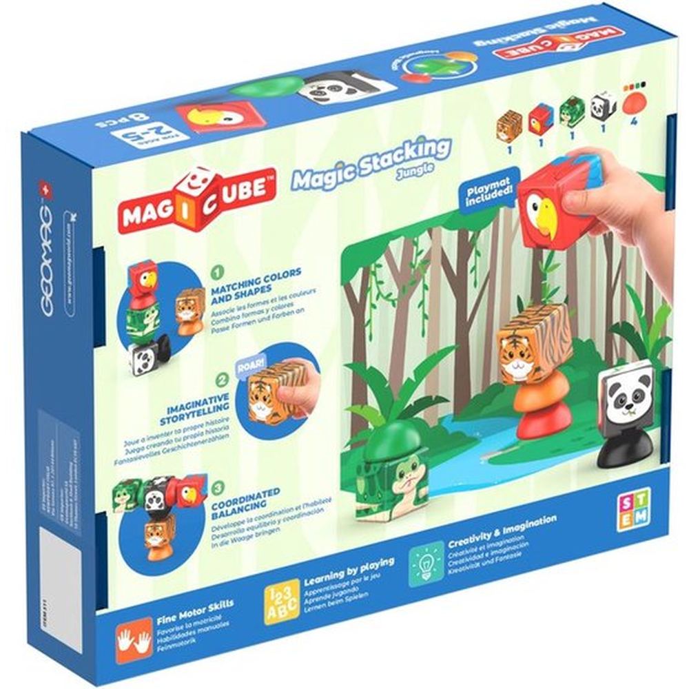 Geomag Magicube Jungle 8 Blokken