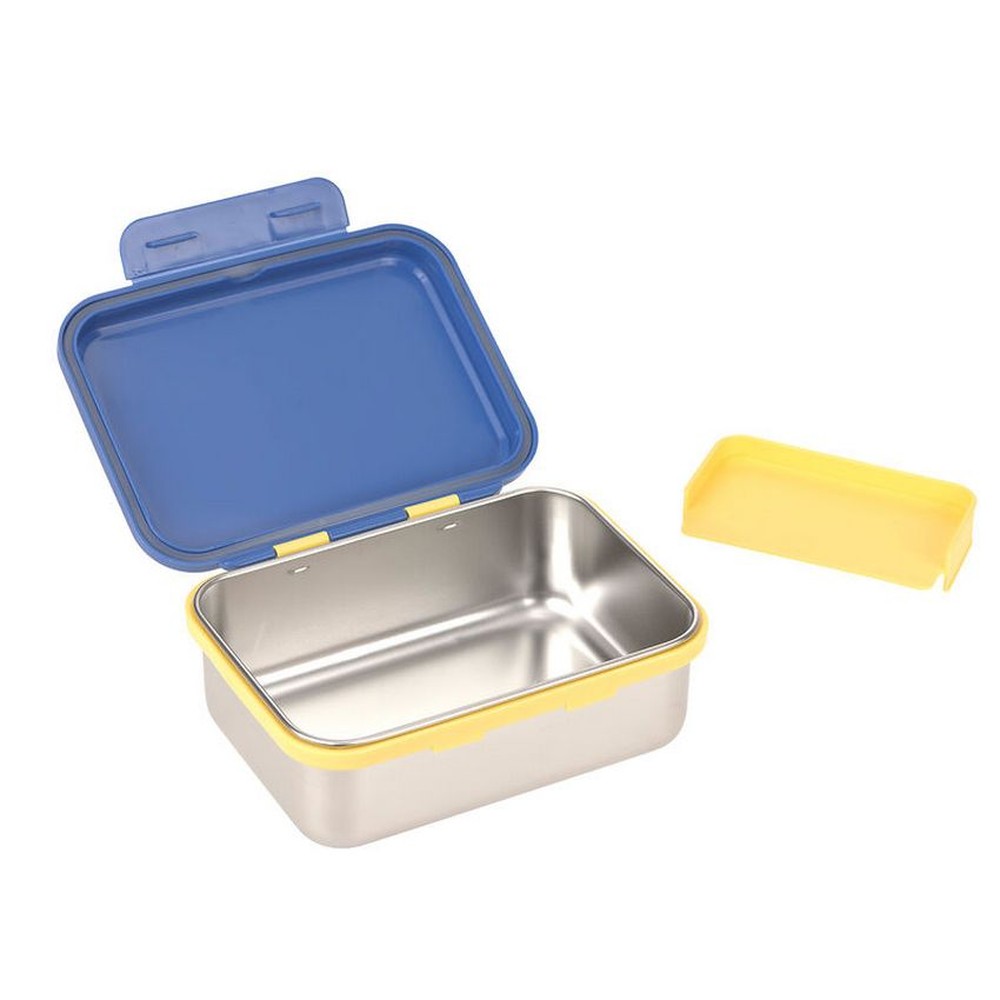 Lässig Lunchbox Stainless Steel SmileyWorld - Electric Blue