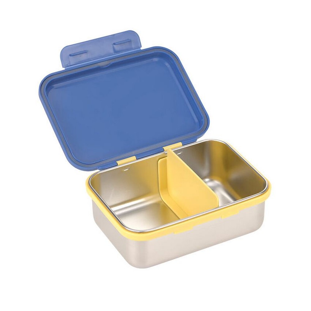 Lässig Lunchbox Stainless Steel SmileyWorld - Electric Blue