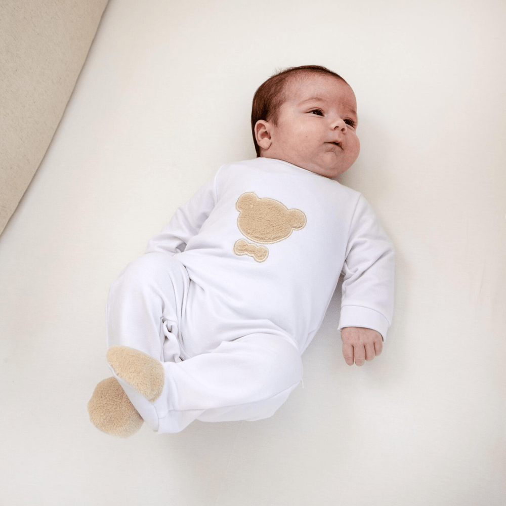 Living Nature - Babypakje Noa - Wit Teddy