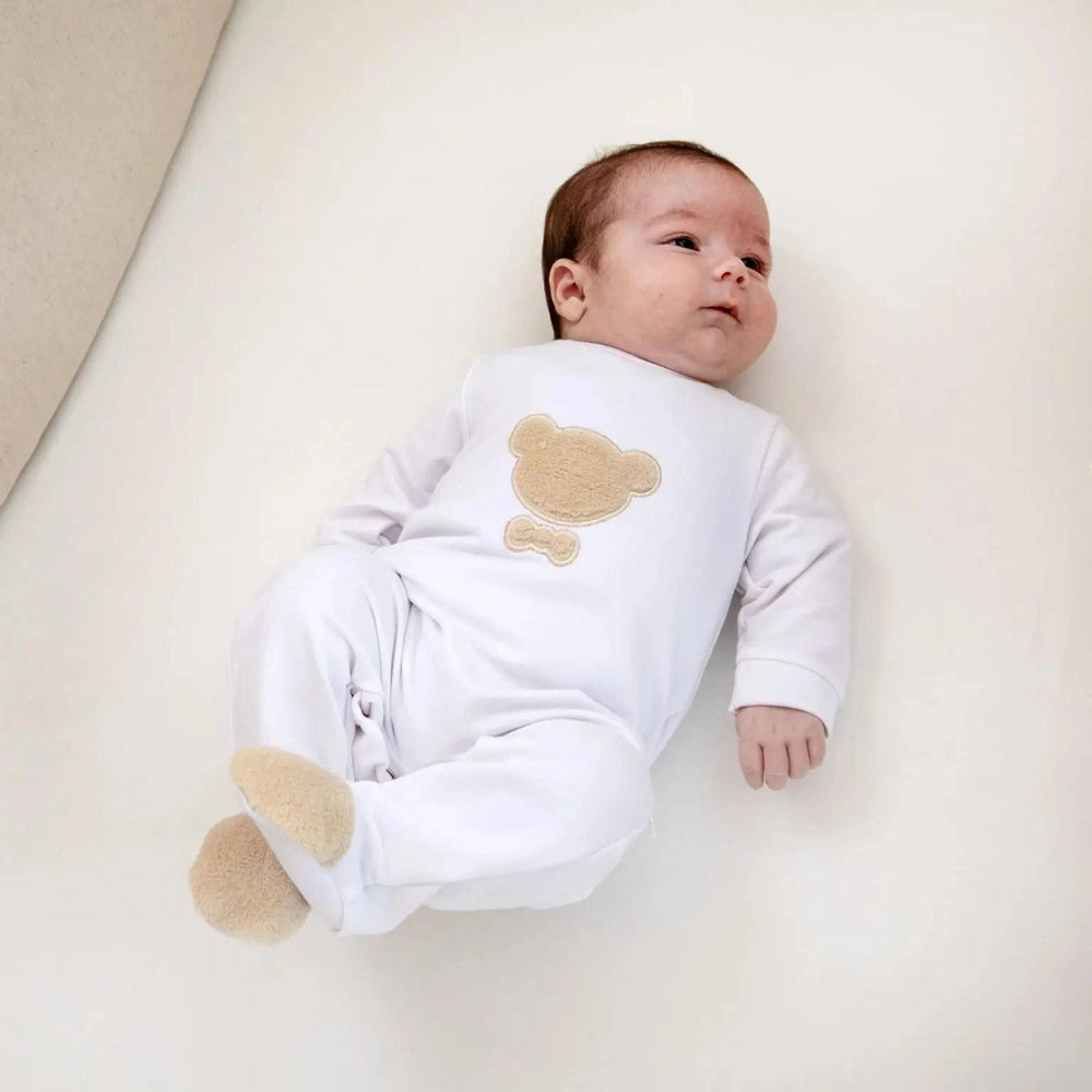 Living Nature - Babypakje Noa - Wit Teddy