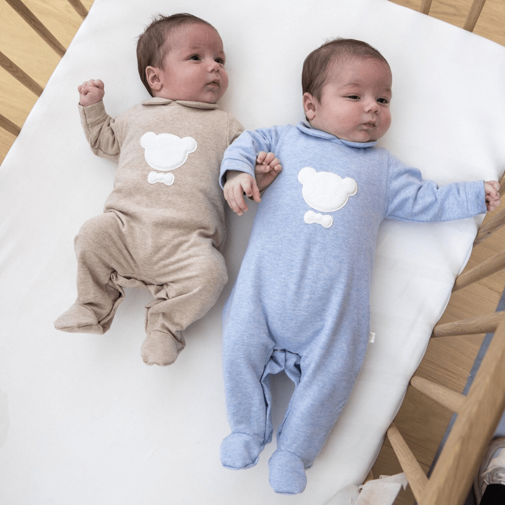 Living Nature - Babypakje William - Blauw Teddy
