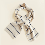 HVID - Scarf Igor - Cream/Blue