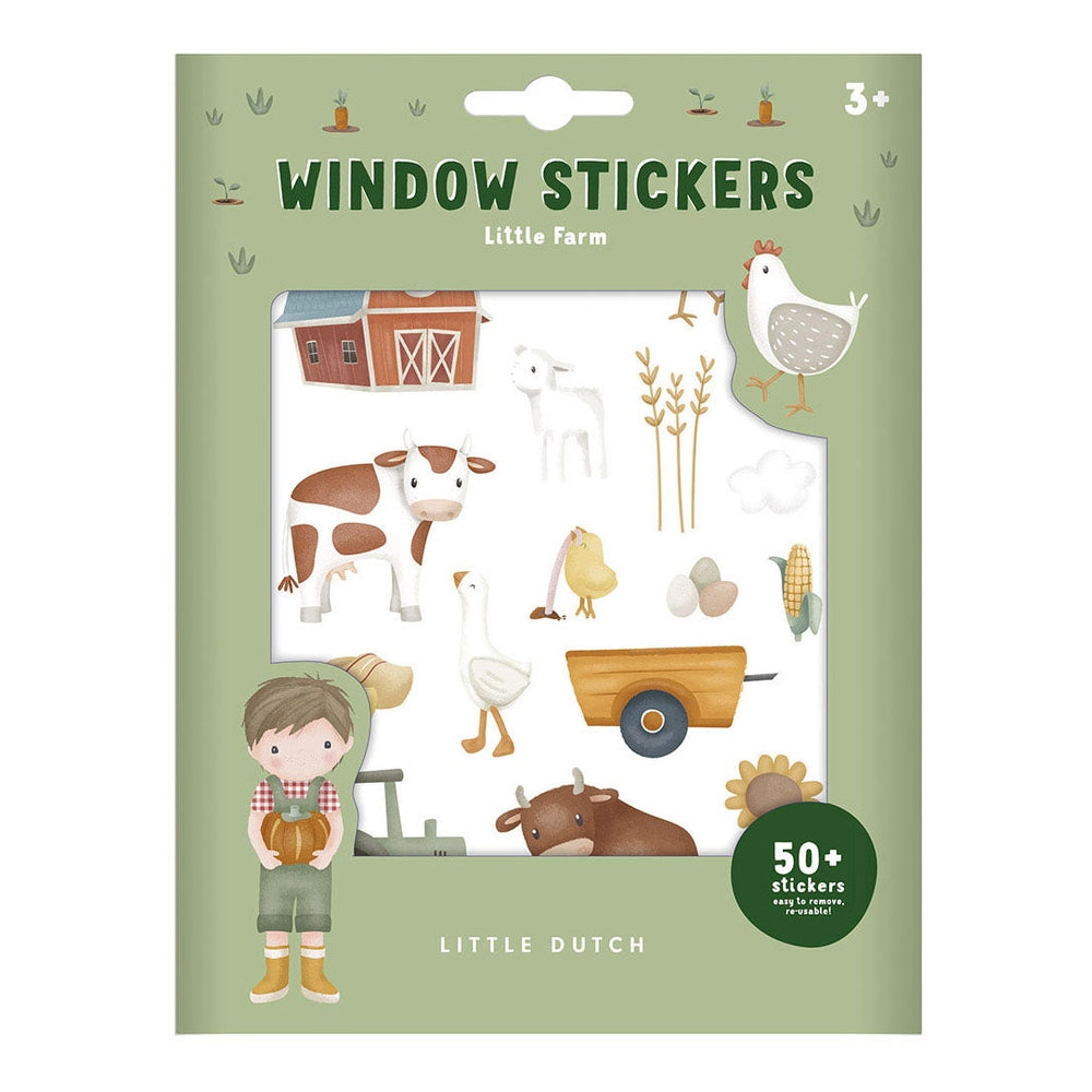 Little Dutch Raamstickers - Little Farm