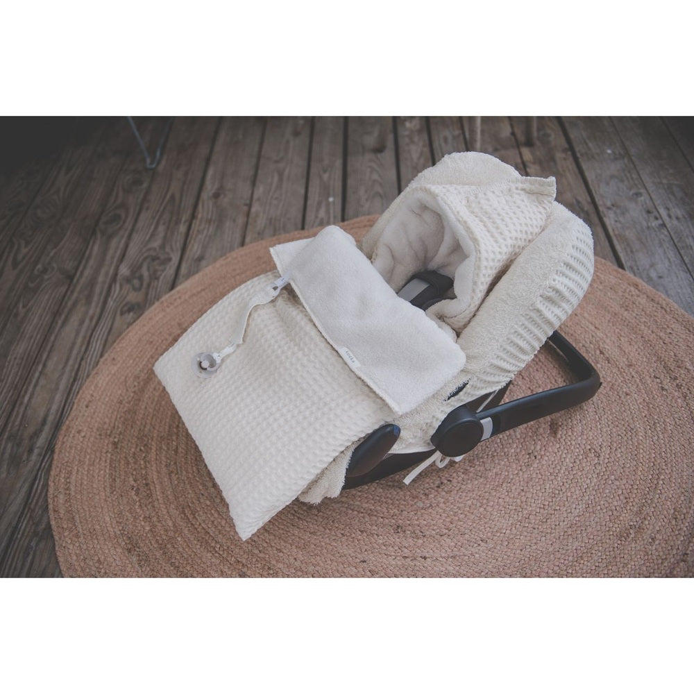 Koeka Voetenzak 0+ 3/5Punts Wafel/Teddy Oslo Natural/Pebble