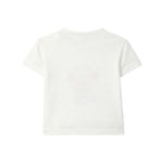Laranjinha Katoenen T-Shirt Voor Baby's "Lets Play Little Crab" - Off-White