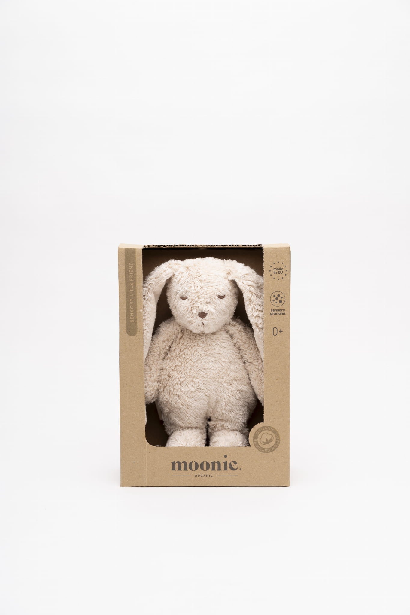 Moonie Sensorische Knuffel Little Bunny - Sand