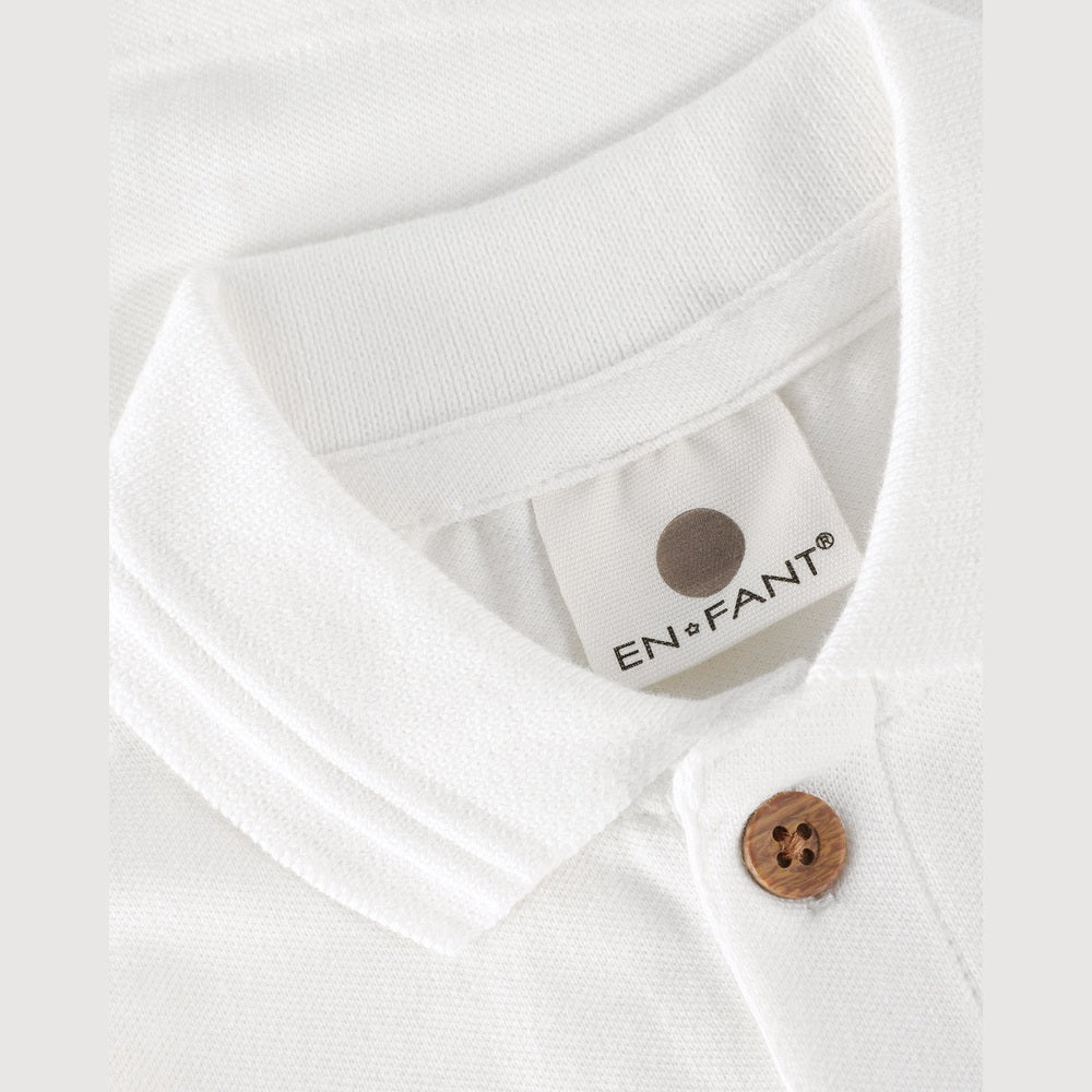 En Fant Polo Korte Mouw Ecru