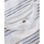 En Fant T-shirt Korte Mouw Streep Brunnera Blauw