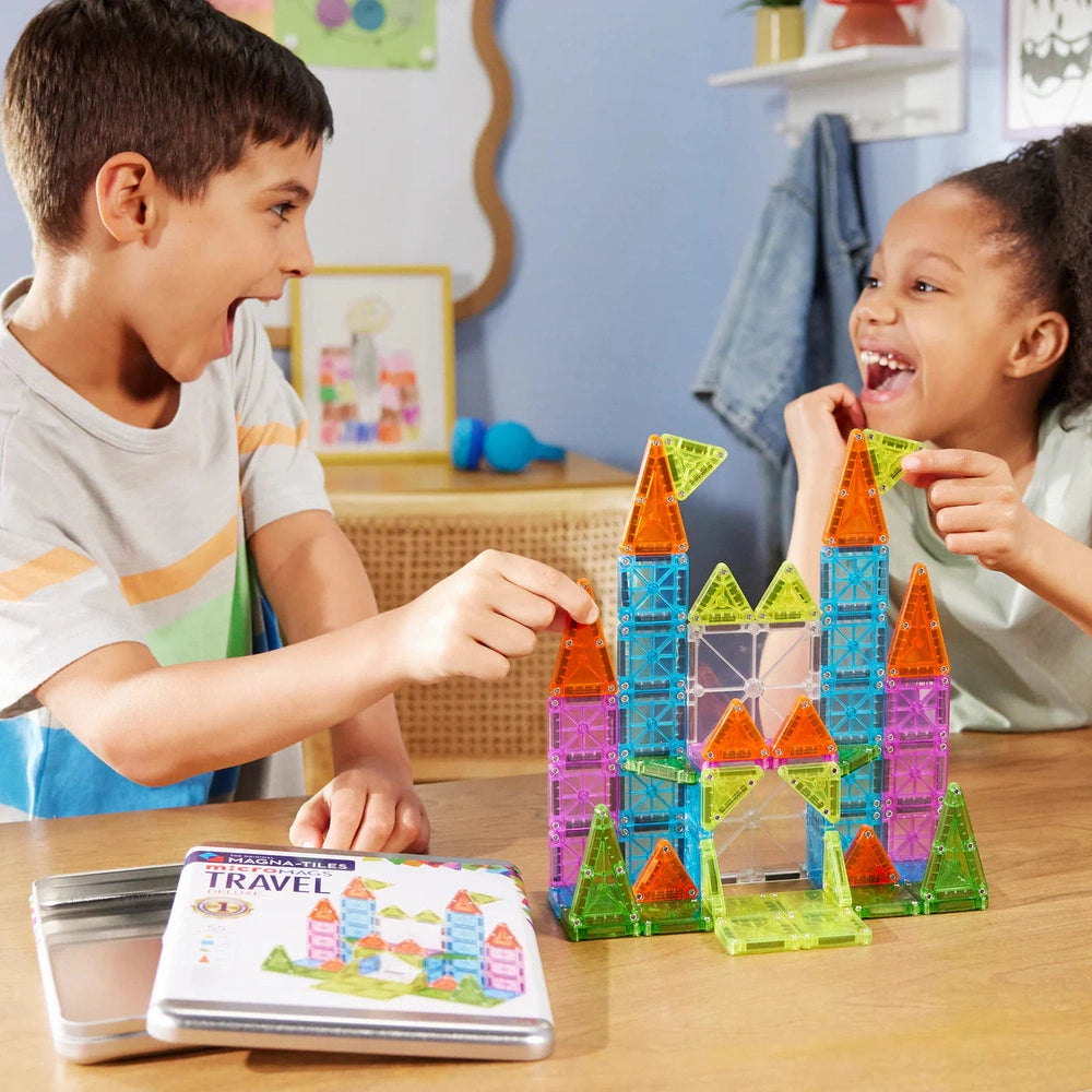 Magna-Tiles Micro Mags Reisset DELUXE | 55 Onderdelen