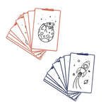 Kidywolf Kidydraw Mini Tekentablet REFILL - Galaxy / Dinosaurs