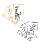 Kidywolf Kidydraw Mini Tekentablet REFILL - Once Upon A Time / Animals