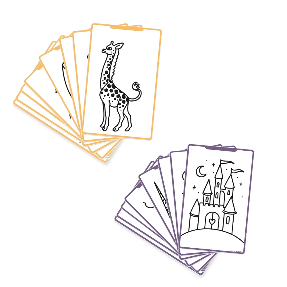 Kidywolf Kidydraw Mini Tekentablet REFILL - Once Upon A Time / Animals