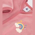 Petit Bateau | Babypyjama In Velours - Rainbow