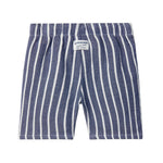 Laranjinha Gestreepte Zomer Shorts Voor Kinderen - Navy Blue