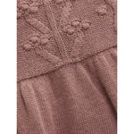 Huttelihut Gebreide Jurk - Oudroze