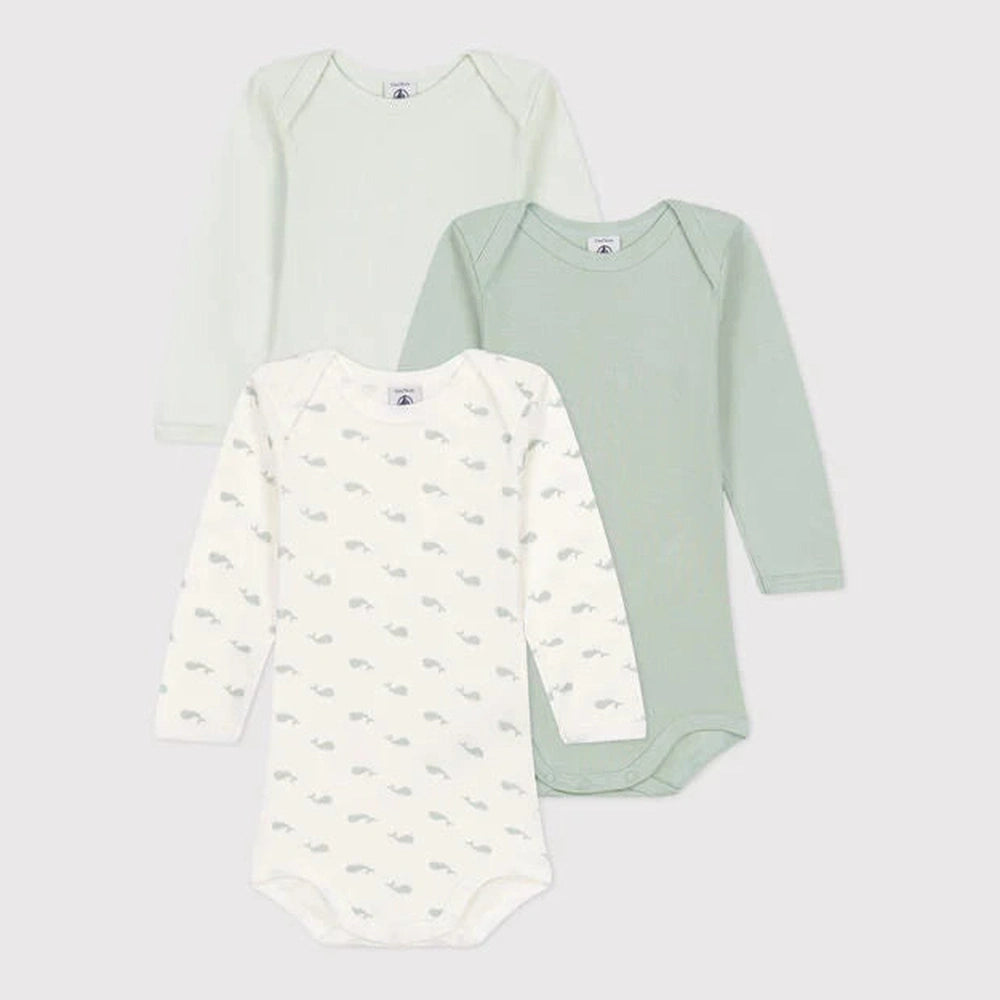 Petit Bateau | Set Van 3 Babybody's In Biokatoen