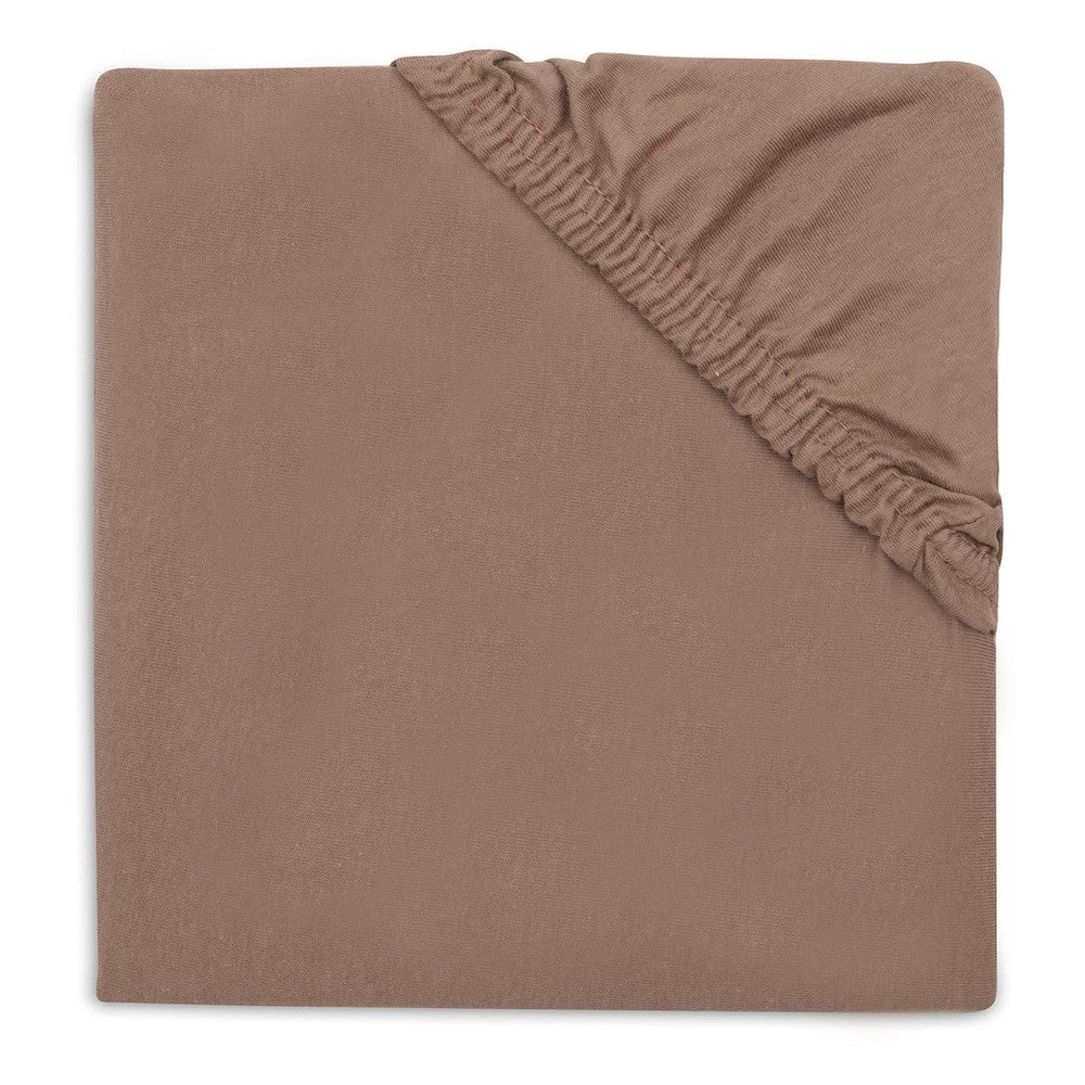 Jollein Hoeslaken Jersey 75x95Cm - Milky Coffee