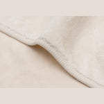 Jollein - Wiegdeken 75x100cm - Basic Jersey/Sherpa - Oatmeal