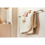 Jollein - Wiegdeken 75x100cm - Basic Jersey/Sherpa - Warm Sand