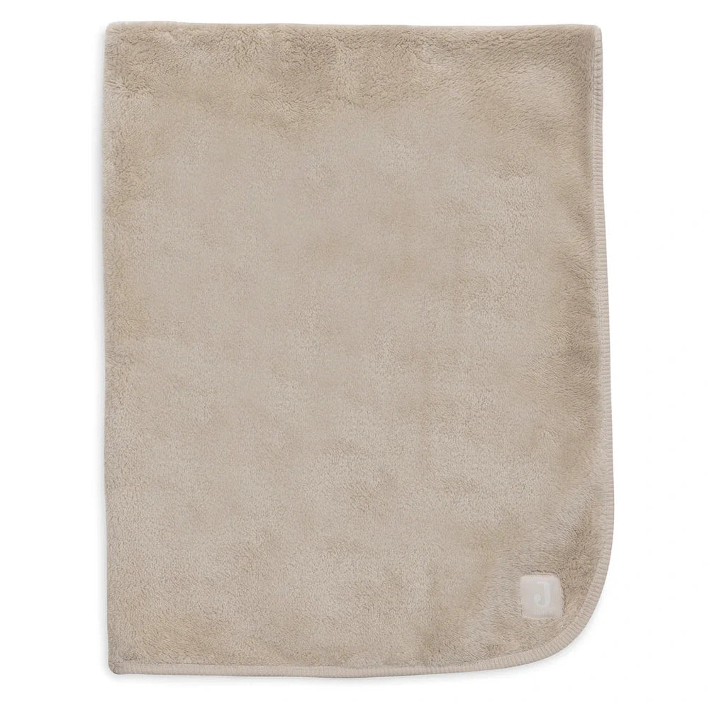 Jollein Deken Basic Jersey/Sherpa 100x150cm - Warm Sand